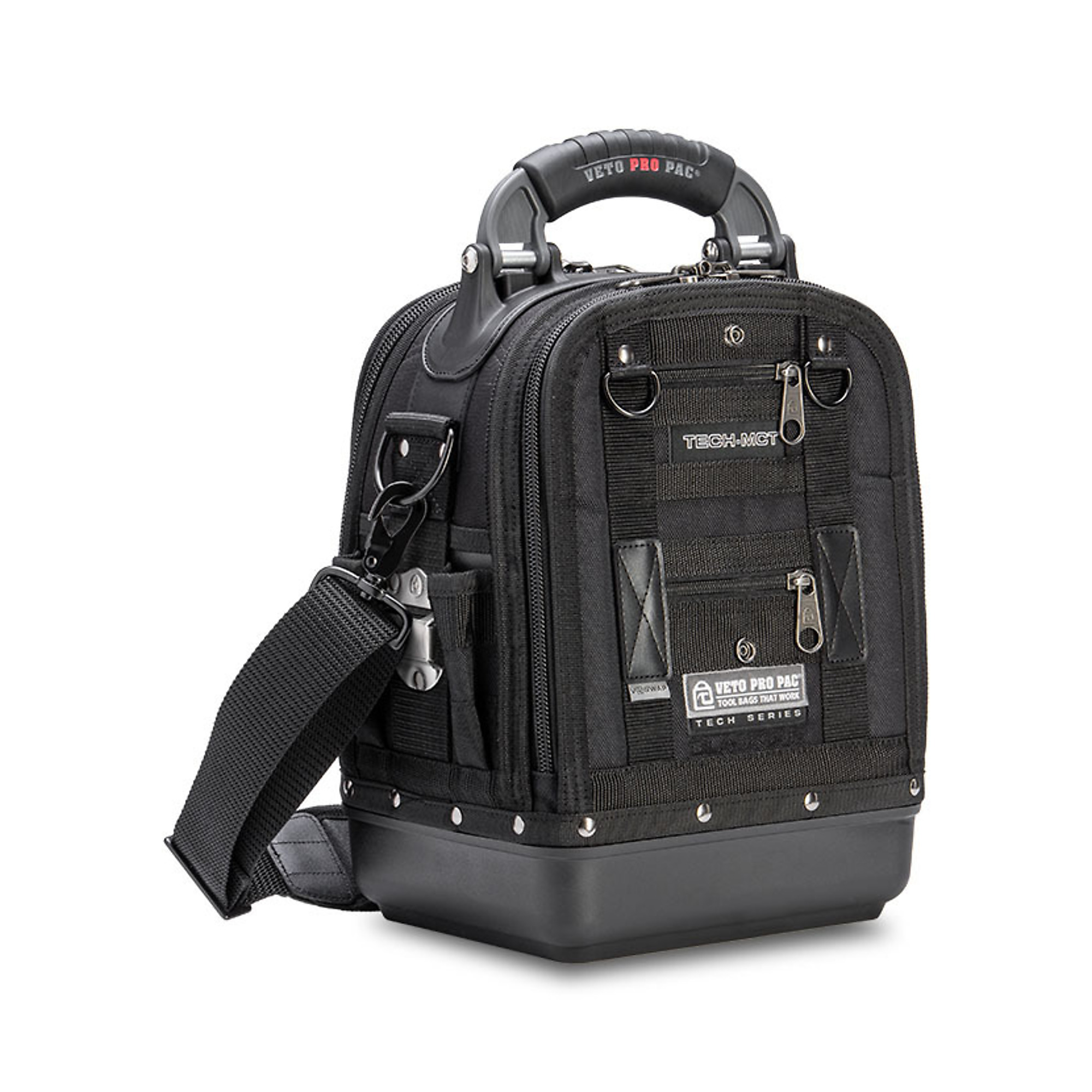 Veto Pro Pac Blackout Tech/Compact Tall Tool Bag — Removable Inserts, Model# VPP10230